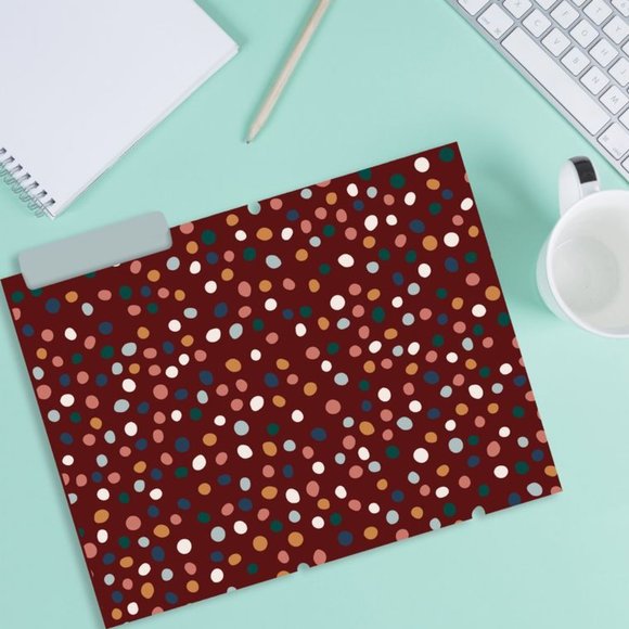 FILE FOLDERS - BOHO STYLE (SET OF 12) - Picture 4 of 6